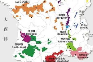 中国葡萄酒产区地图